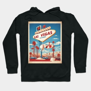 Las Vegas United States of America Tourism Vintage Poster Hoodie